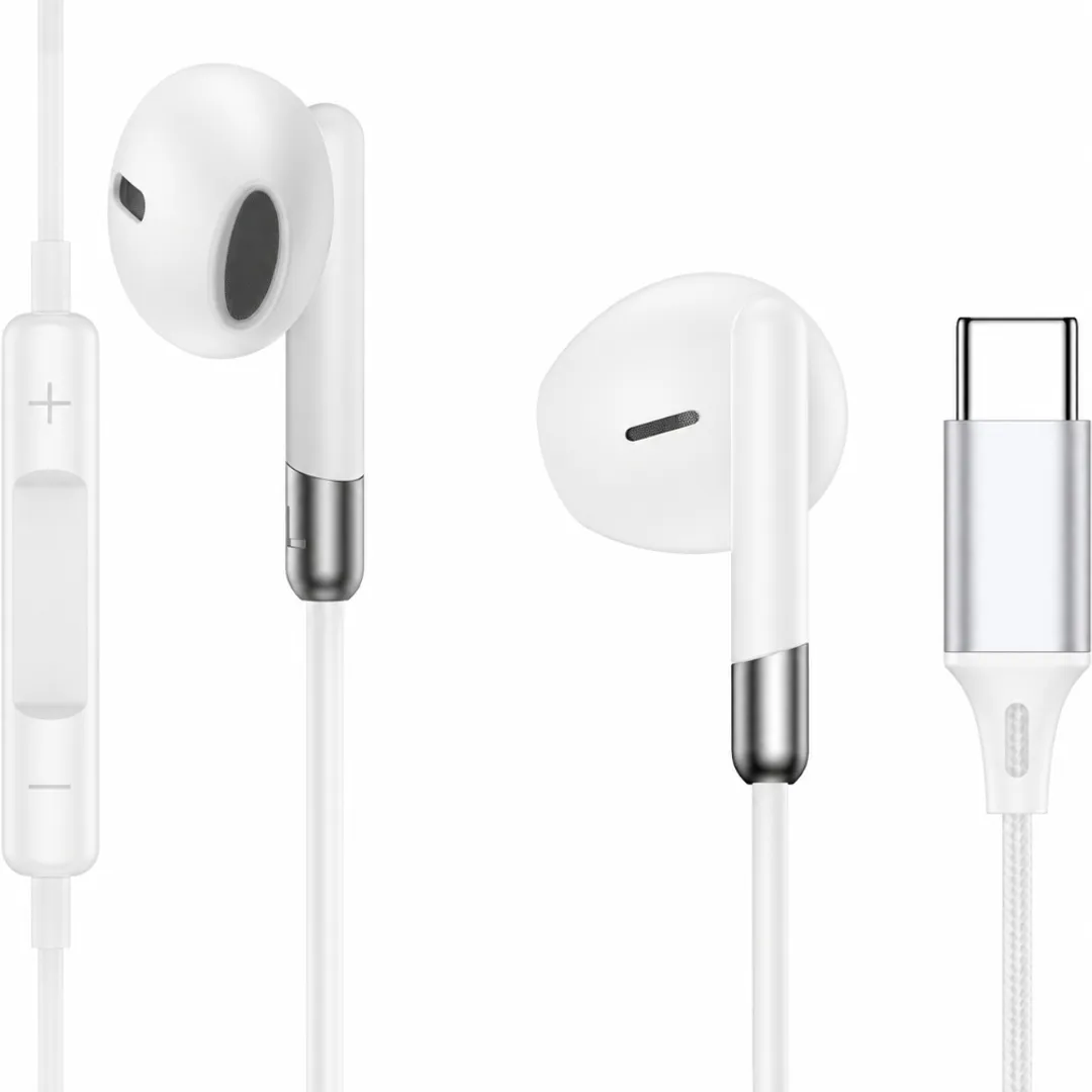 AUDIFONOS AURICULARES MANOS LIBRES TIPO C SUPER BASS