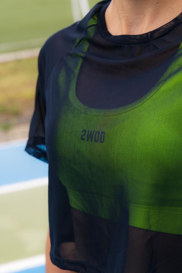  CAMISETA  MALLA NEGRA 