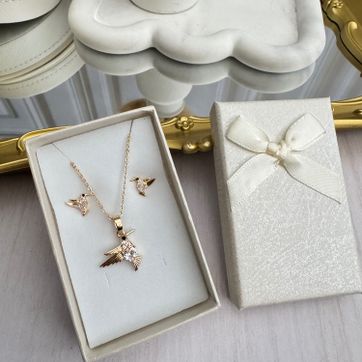 Set regalo caja rodio colibrí  - imagen 1