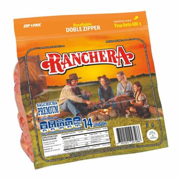 Imagen del producto SALCHICHA RANCHERA*14UNDS