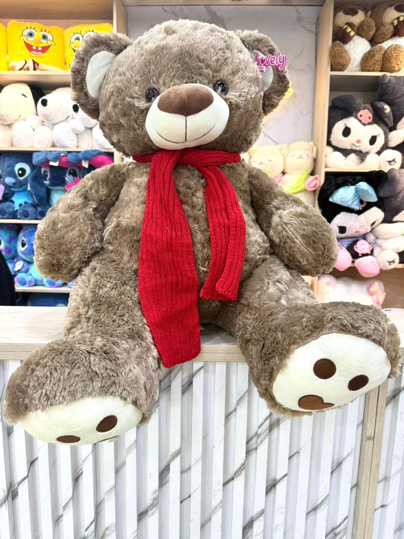OSO PELUCHE 60cm BUFANDA COLORES