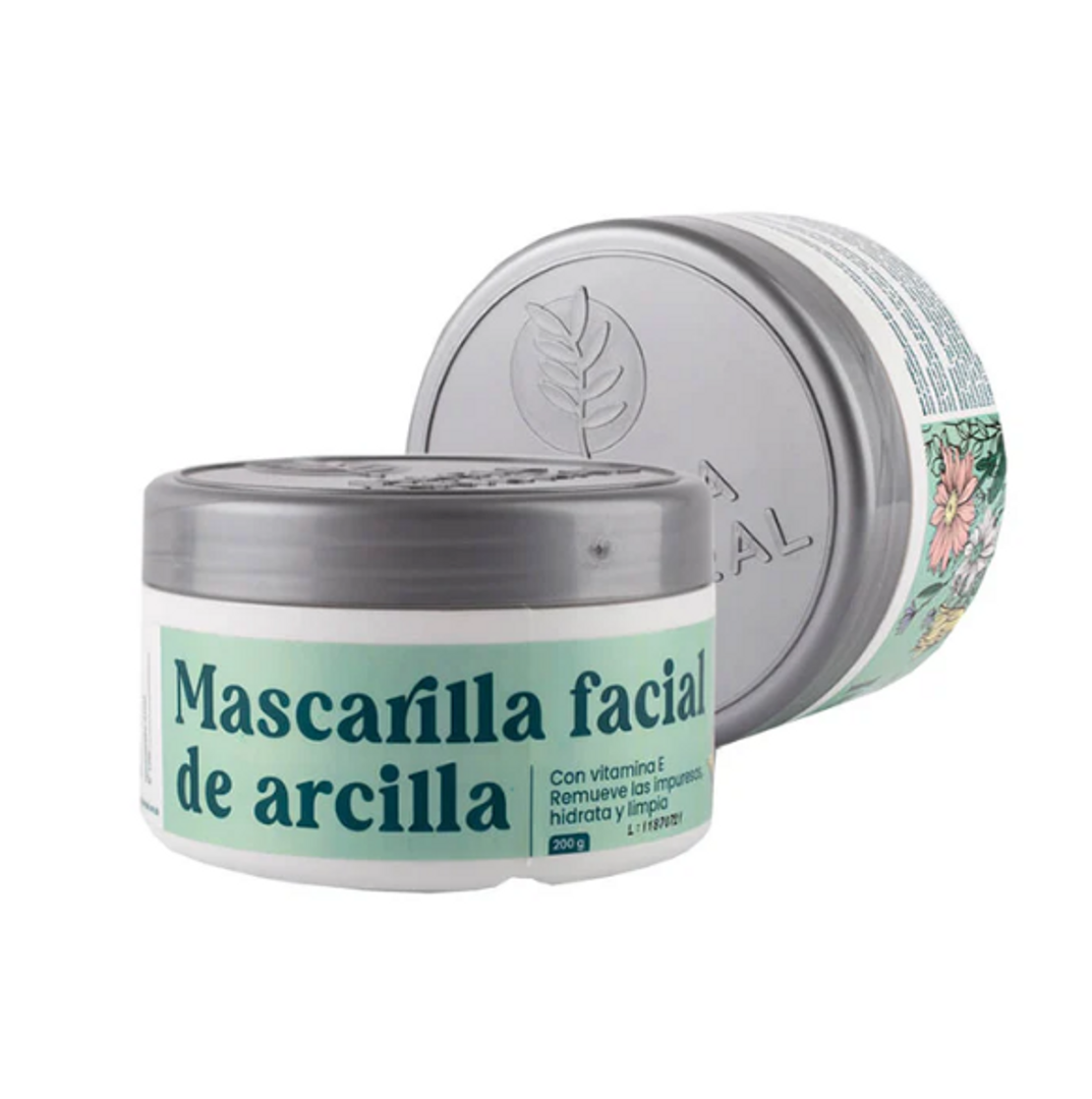 MASCARILLA FACIAL DE ARCILLA 200gr