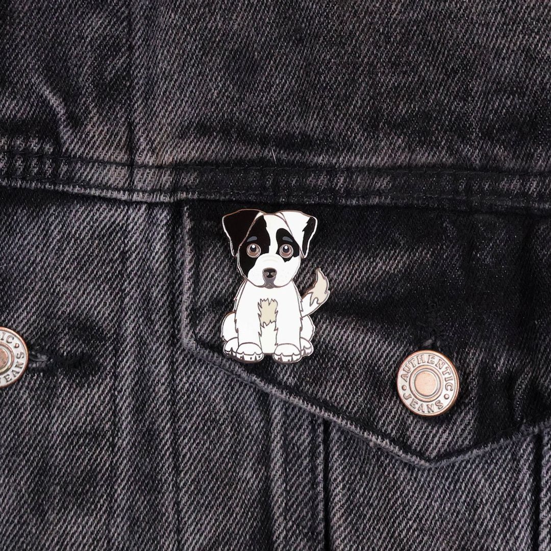 PIN CRIOLLITO BLANCO NEGRO