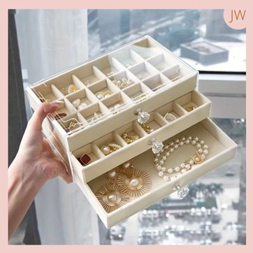 Imagen del producto Caja Organizadora Gamuza 3 Pisos 