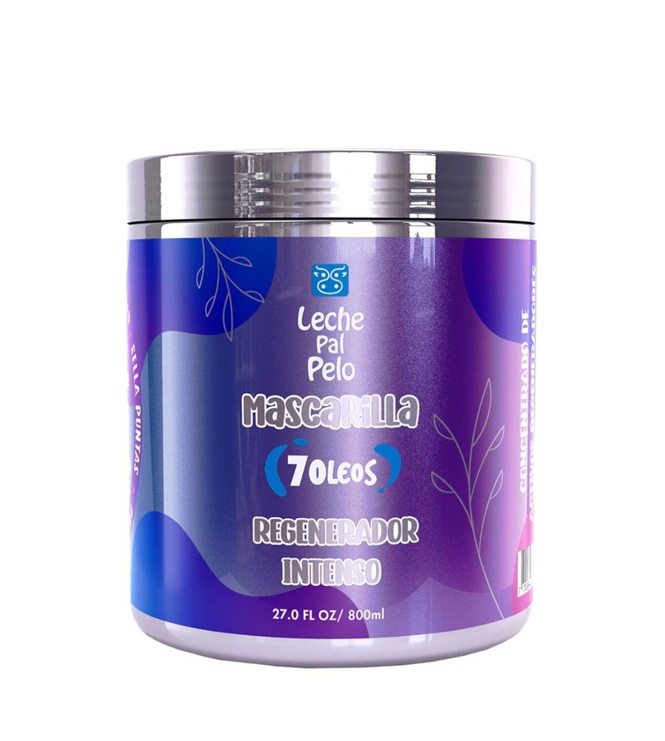 MASCARILLA 7 OLEOS LECHE PAL PELO