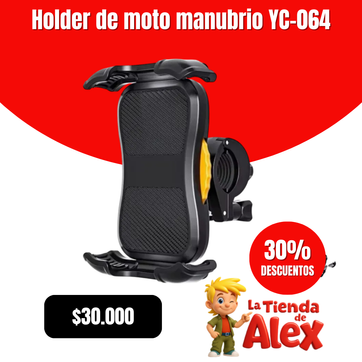 Imagen del producto Holder de moto manubrio YC-064