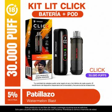 Imagen del producto Kit Lit Click Sandia/patillazo 30.000 Puffs