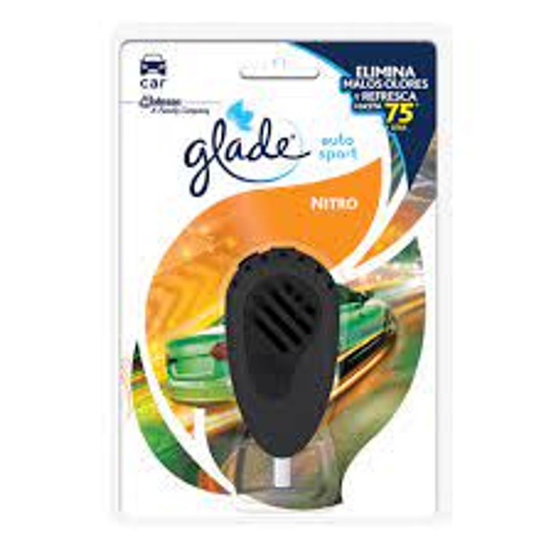 C. GLADE AUTO SPORT NITRO 1 APARATO + 1 REPUESTOS