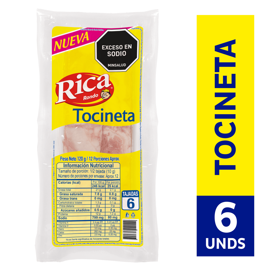 TOCINETA RICA*120G