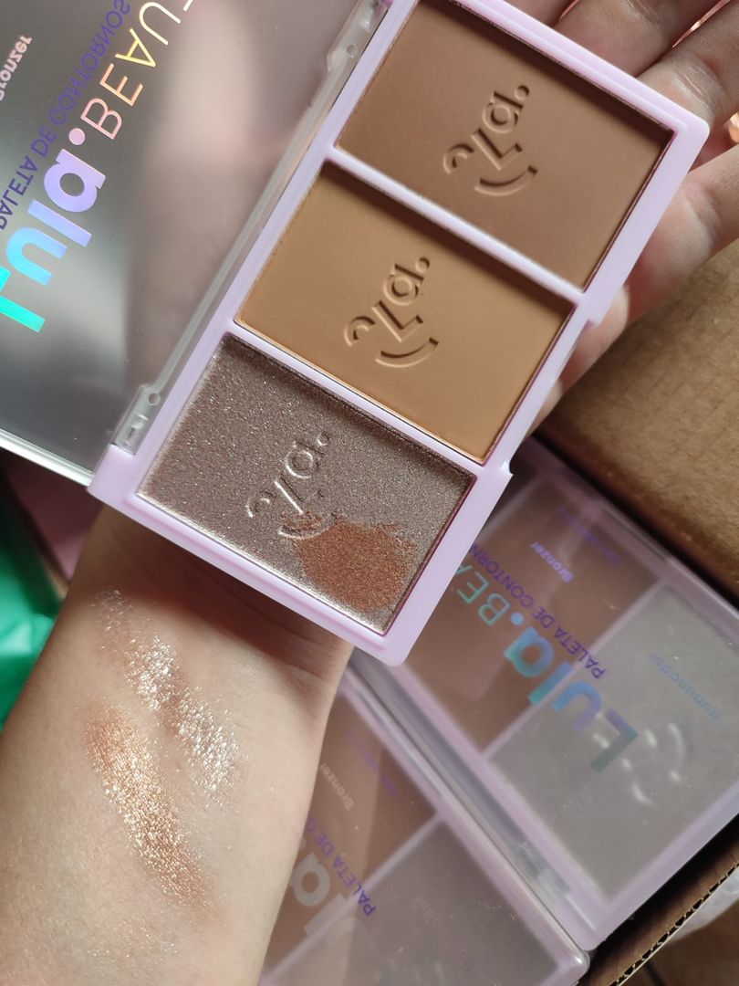 TRÍO CONTORNO, BRONZER E ILUMINADOR LULA
