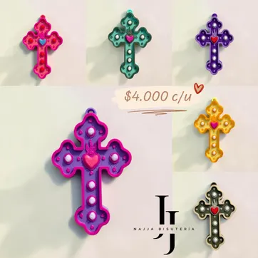 Dije Cruces Corazón  - imagen 1