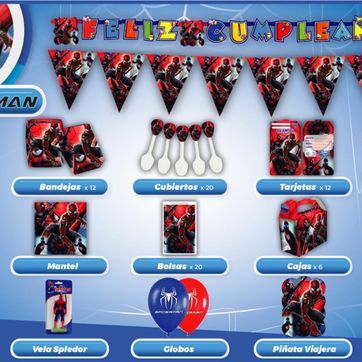 Imagen del producto DECORACIÓN DE SPIDERMAN 
