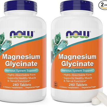 Glicinato de magnesio, 240 tabletas Now Foods  - imagen 1