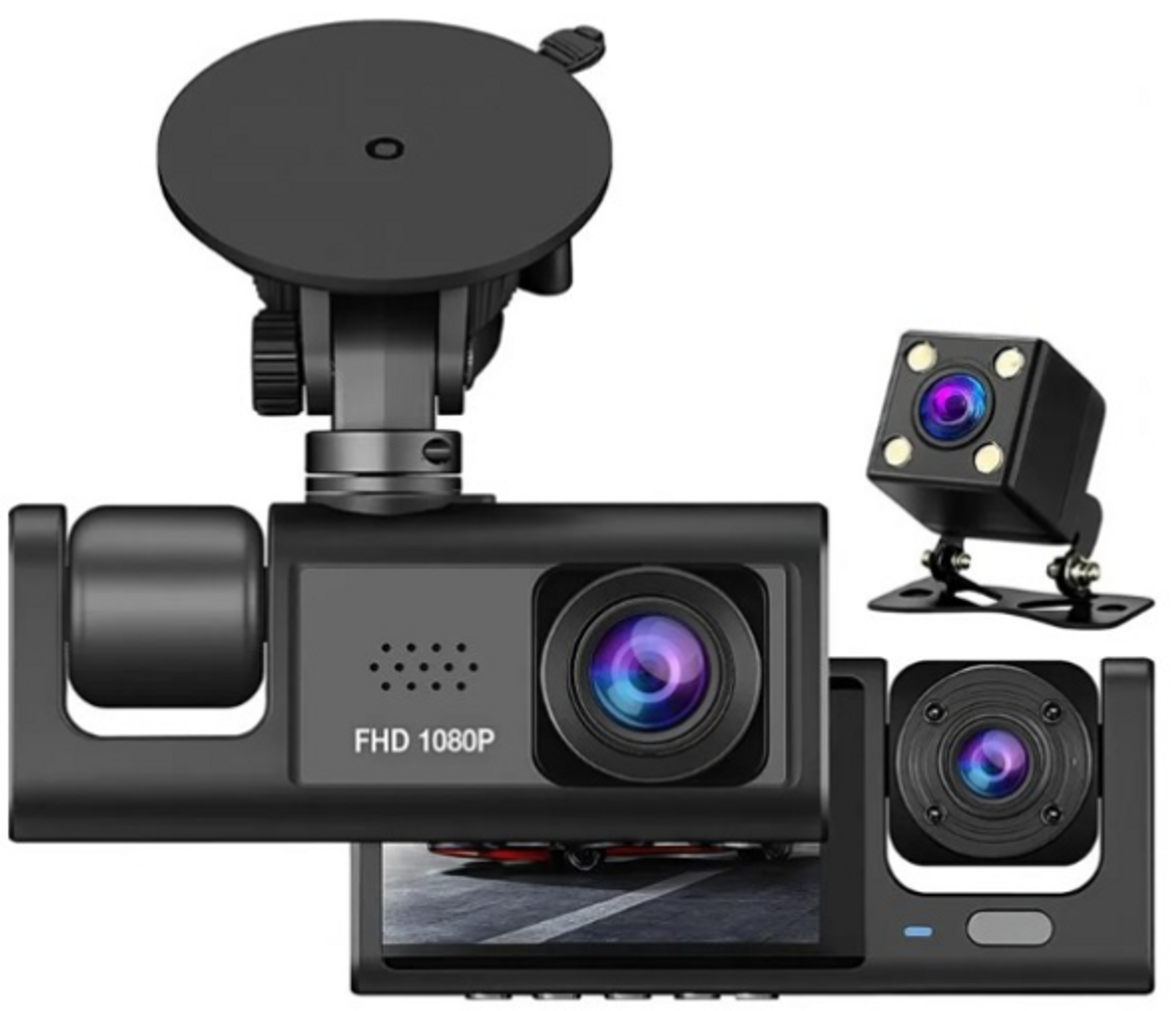 CAMARA CARRO 3 LENTES HD