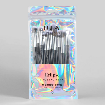 KIT DE BROCHAS ECLIPSE x 10 LULA BEAUTY - imagen 1