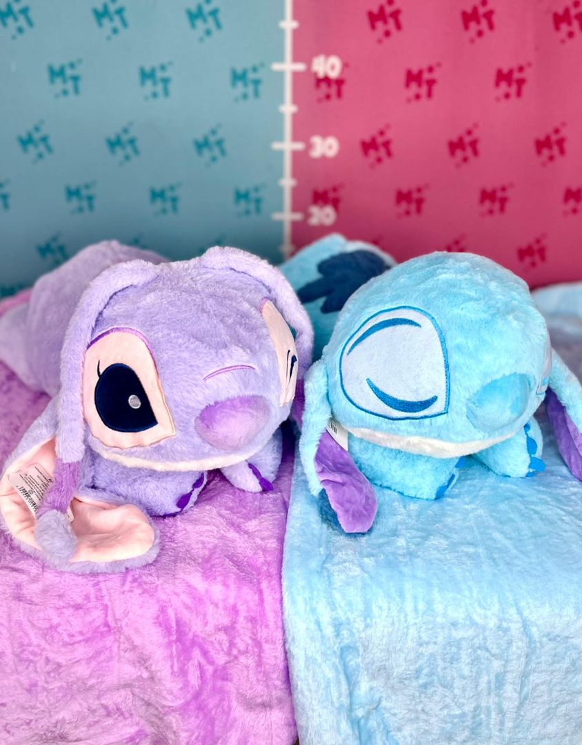 Stitch/Angel acostado cobija DM