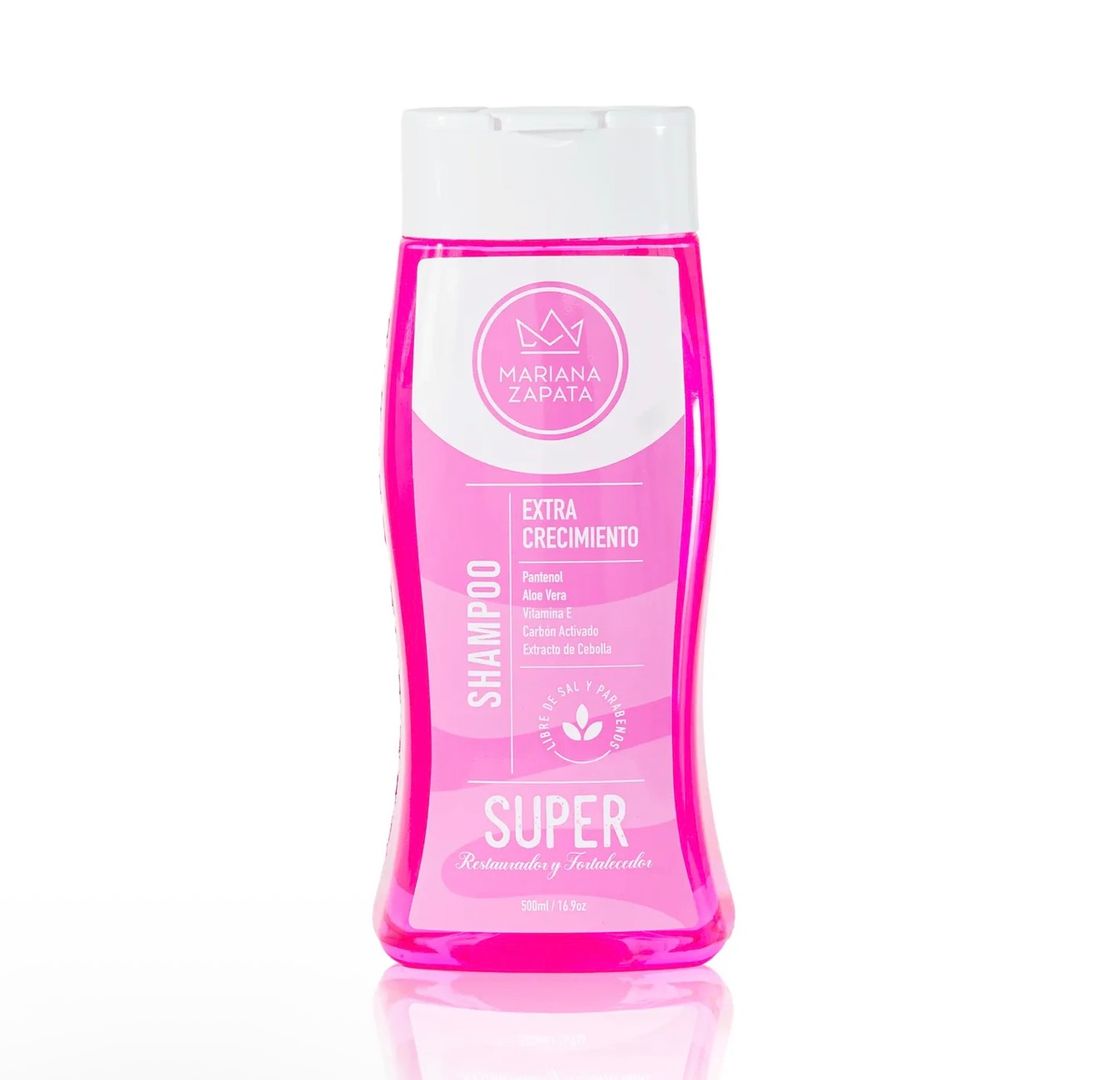 Shampoo extra crecimiento con cebolla, pantenol y aloe Vera 