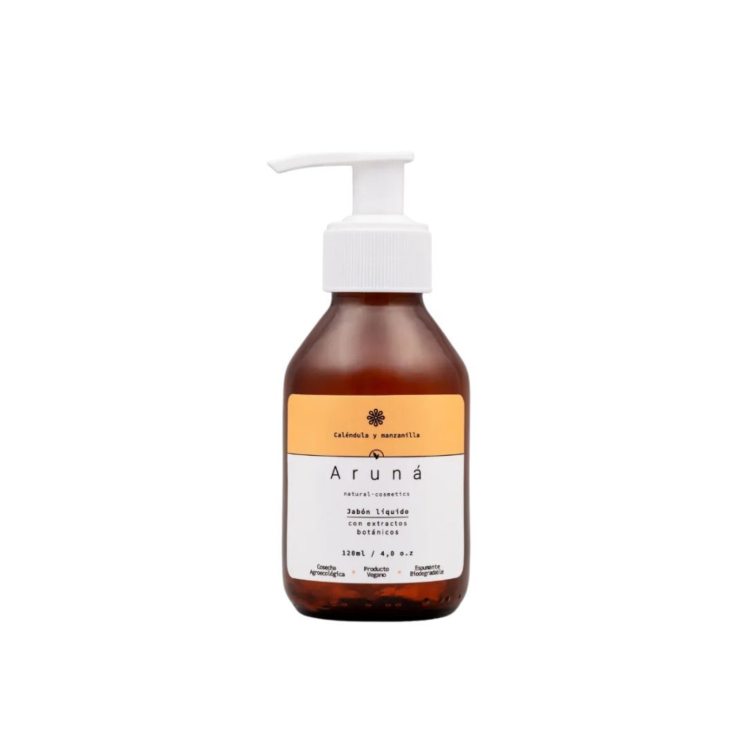 JABON FACIAL CALENDULA Y MANZANILLA 120ML ARUNA