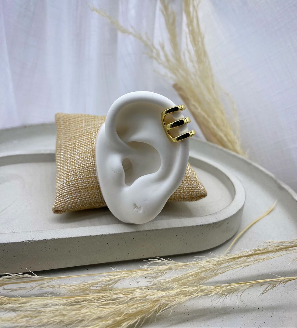 Earcuff dorado, covergold 