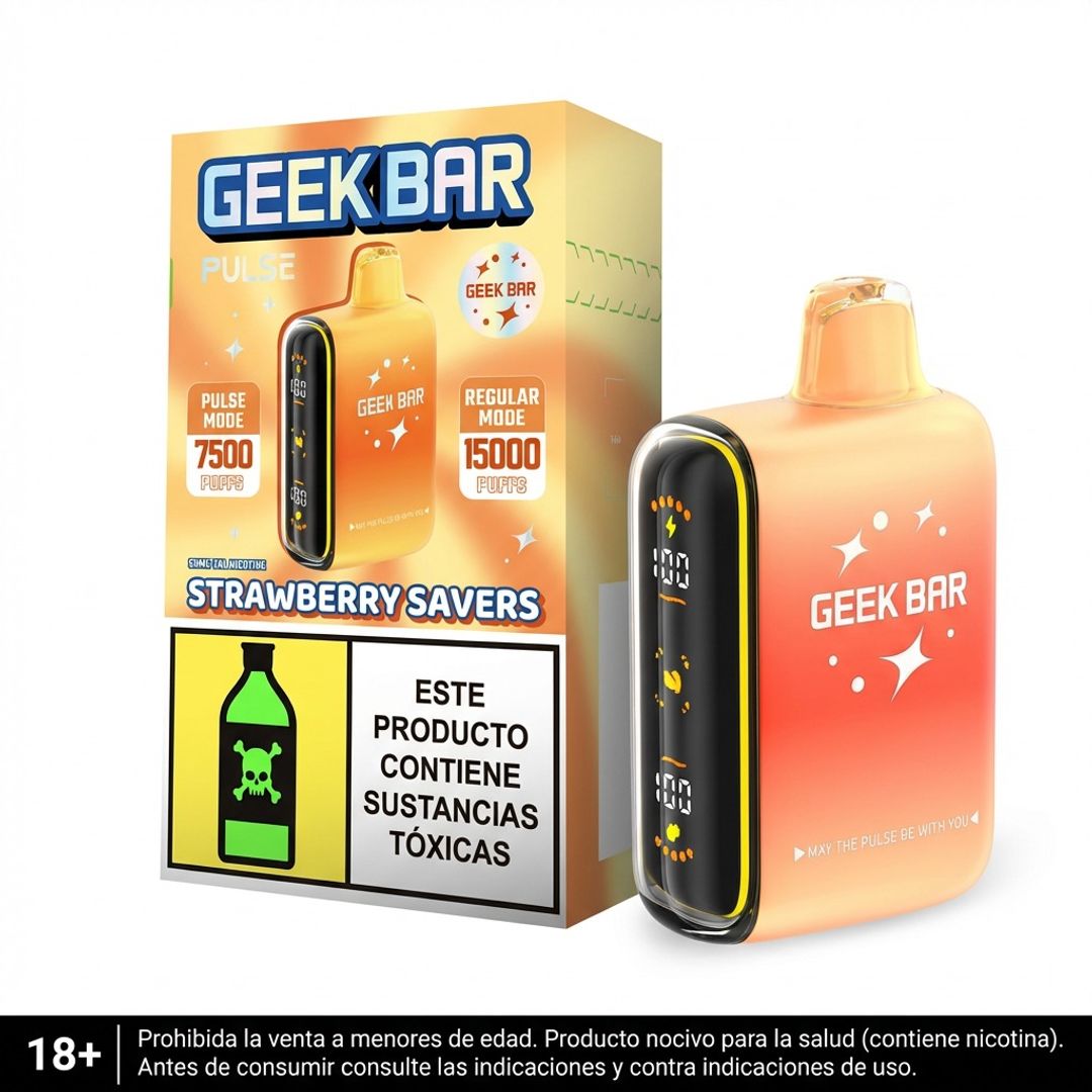 Geek Bar Pulse Strawberry Savers 15.000 Puffs