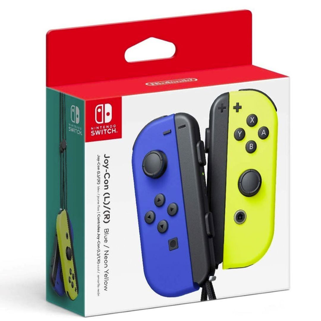 CONTROL NINTENDO SWITCH JOY-CON NEON AZUL AMARILLO