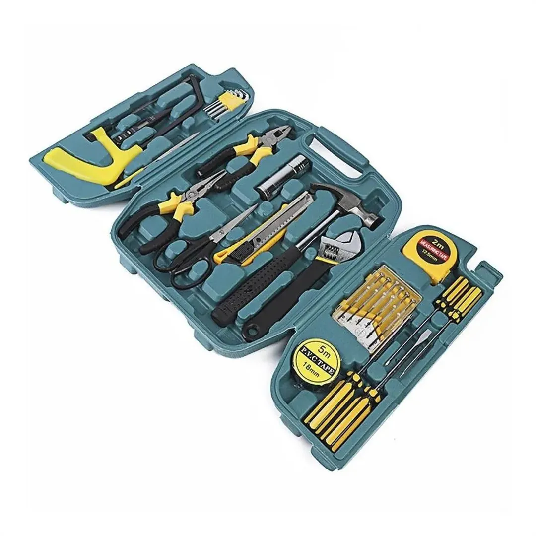 KIT JUEGO DE HERRAMIENTAS 27 PIEZAS CON ESTUCHE MULTIFUNCIONAL