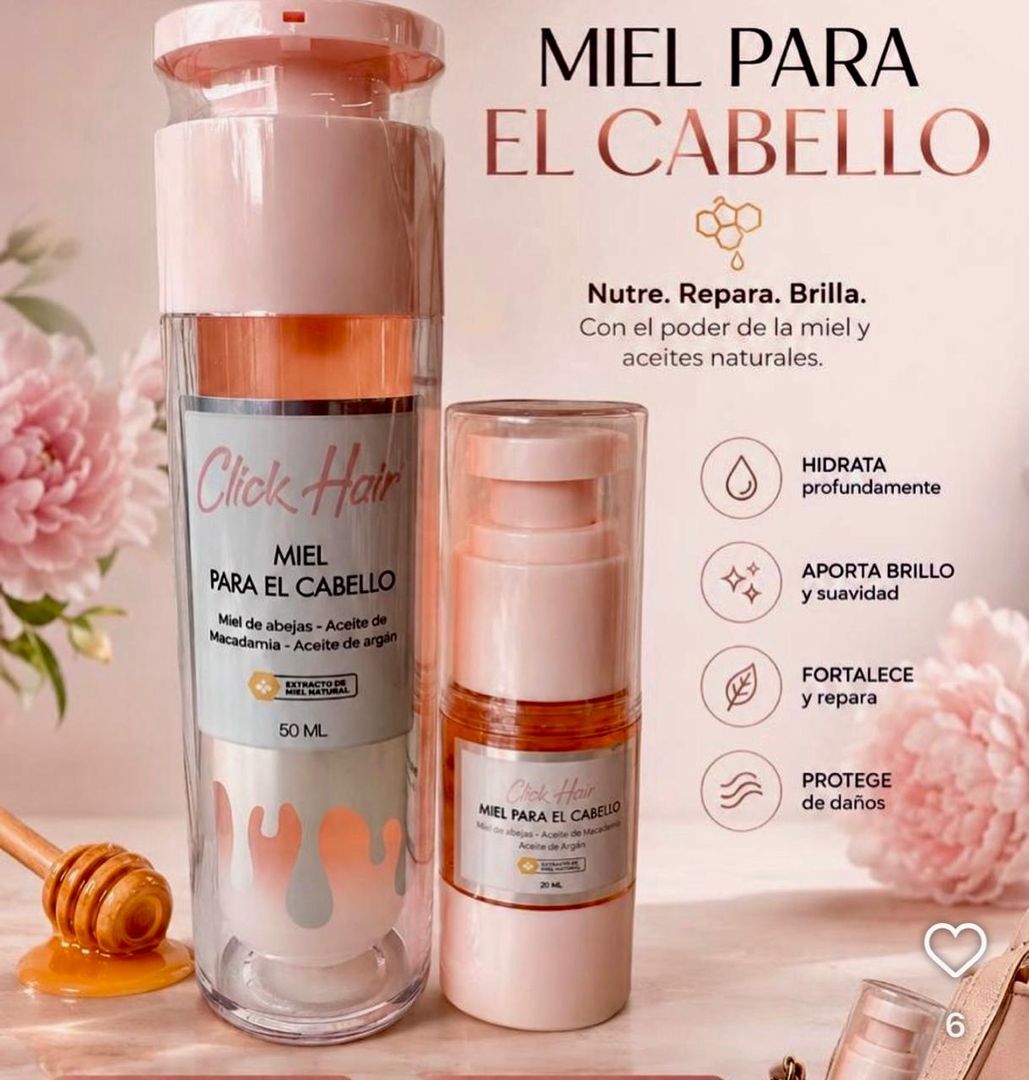 CLICK HAIR MIEL PARA EL CABELLO
