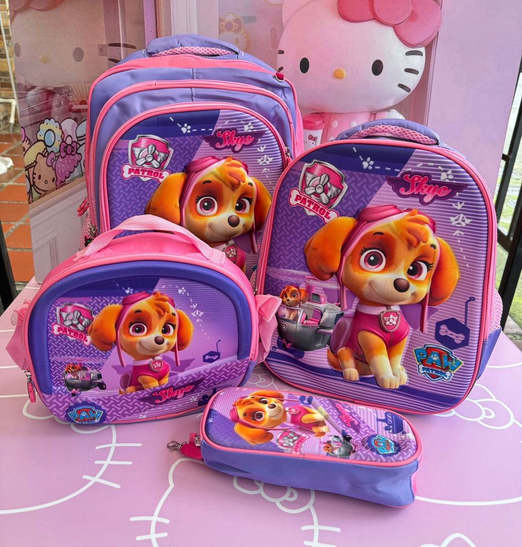 Combo escolar x4 niñas