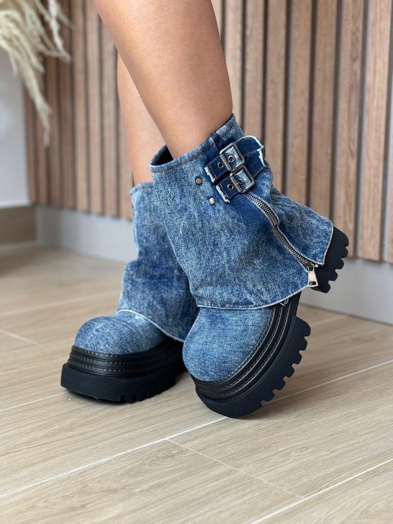 BOTAS DENIM CINTA