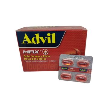 Imagen del producto ADVIL MAX SOB X 4 CAPS