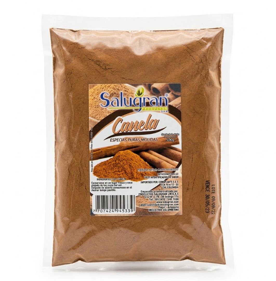 CANELA MOLIDA X 50GR SALUGRAN