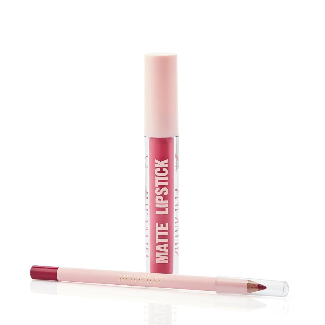 KIT DÚO LABIAL Y DELINEADOR DE LABIOS ANYELUZ