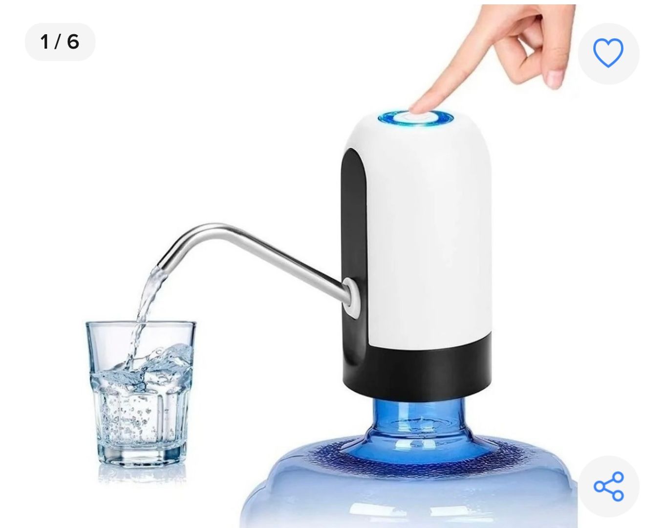 DISPENSADOR DE AGUA RECARGABLE