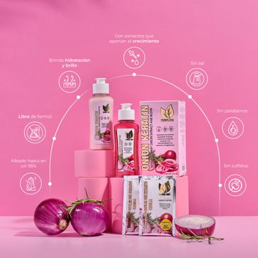 Kit Keratina de Cebolla, Romero y Biotina: - imagen 4