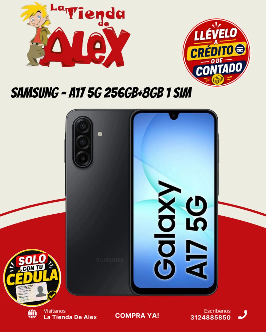 SAMSUNG - A17 5G 256GB+8GB 1 Sim