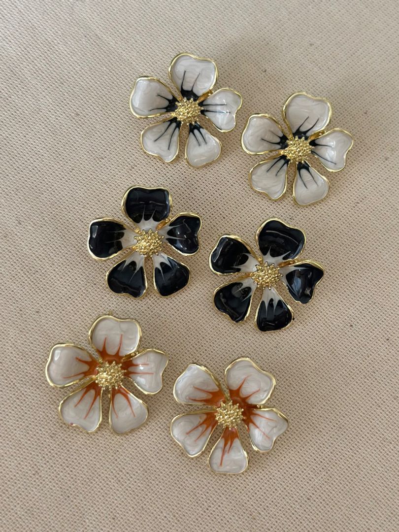Arete flor 