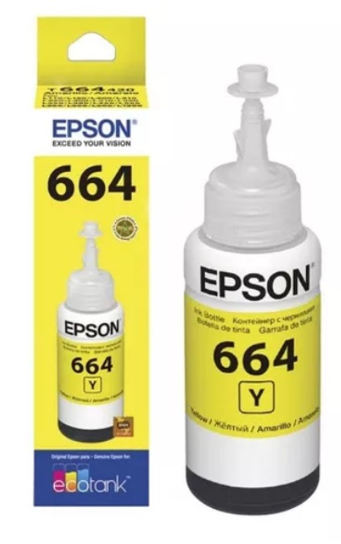 Tinta Epson Botella 664 Amarillo