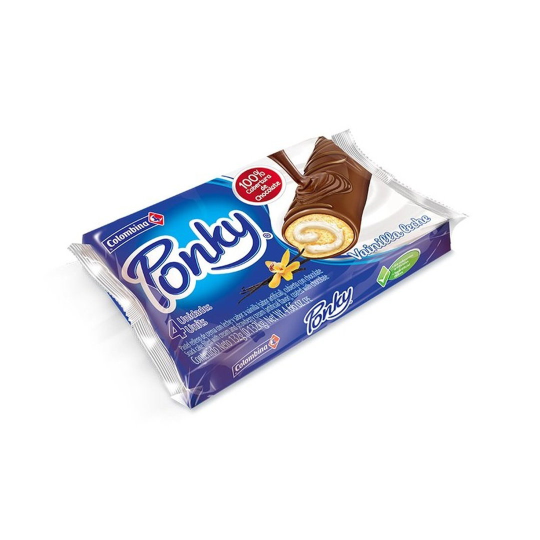 PONKY VAINILLA*33G COLOMBINA