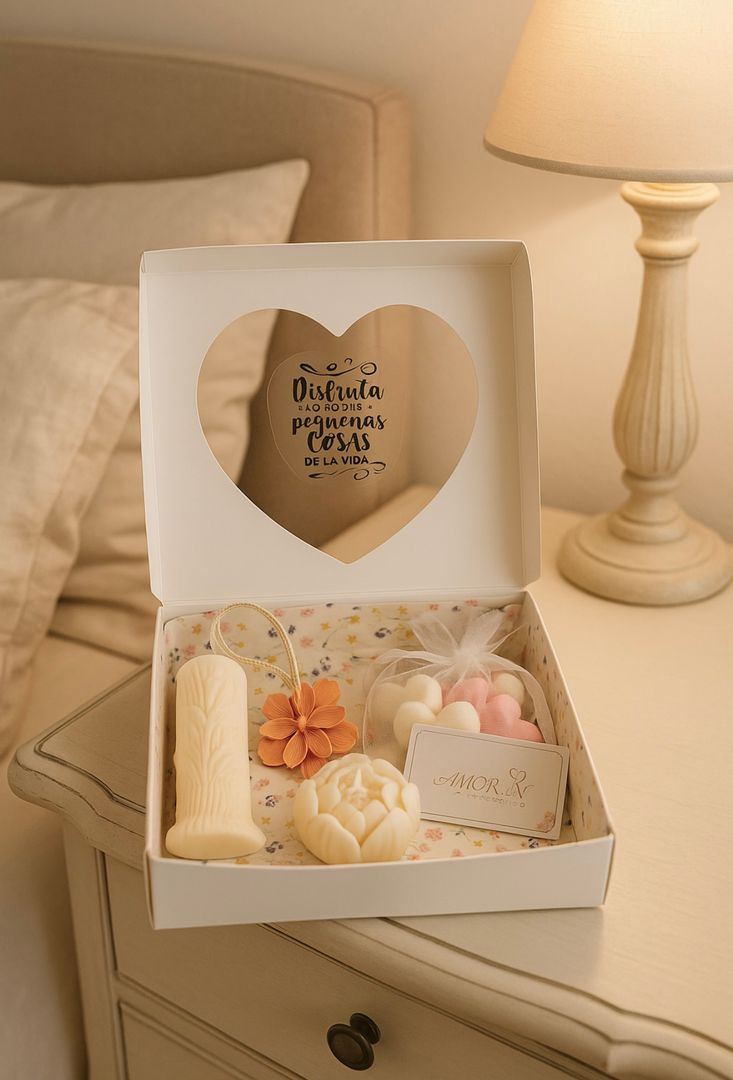 Set Obsequio Cajita Corazón 