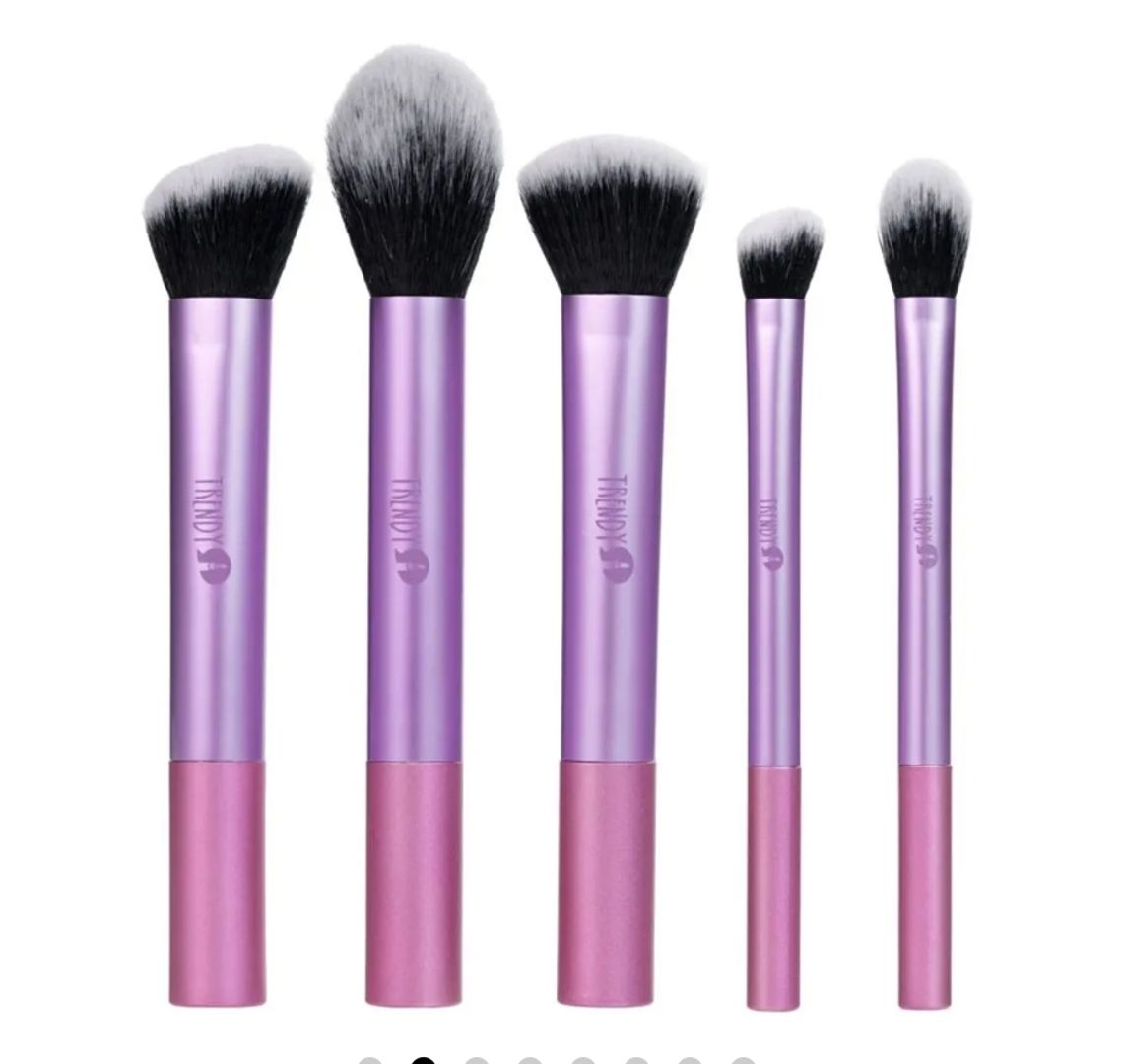 239B- KIT DE BROCHAS MORADA TRENDY