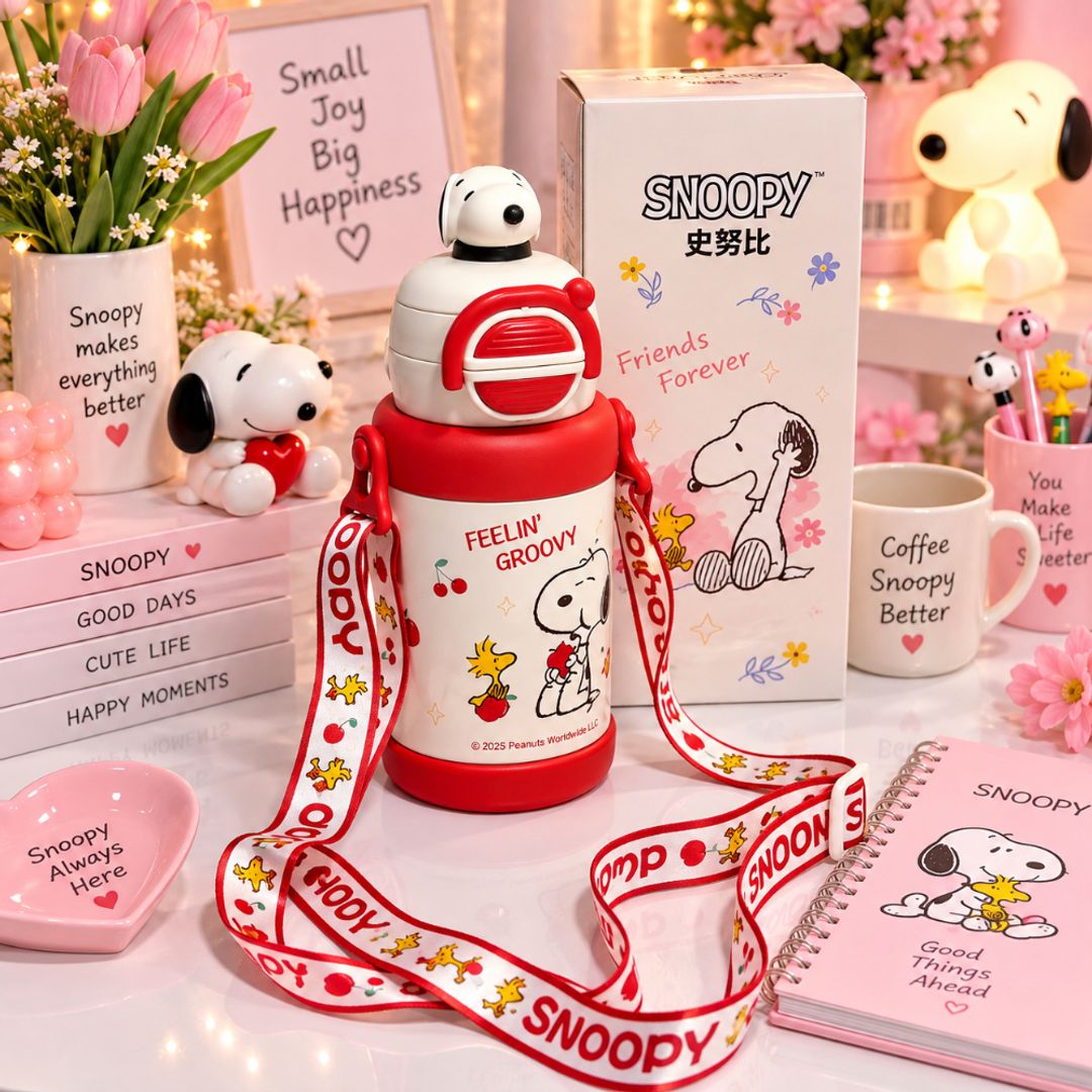 Termo térmico 430ml snoopy 