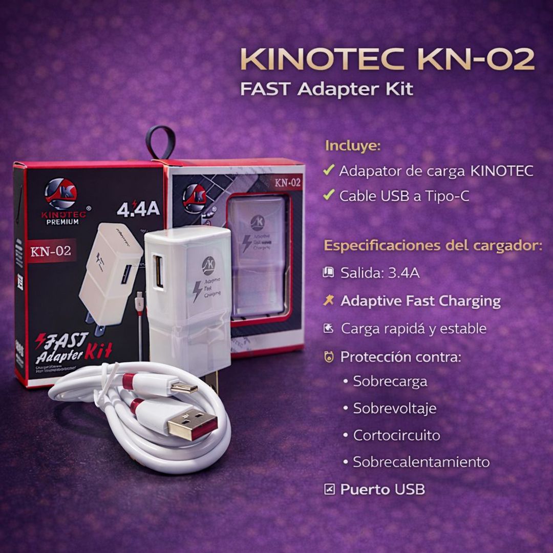 Cargador Kinotec KN-02