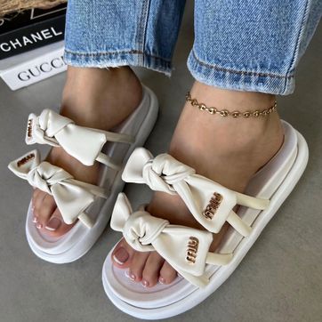 Sandalias miu miu moñito - imagen 1