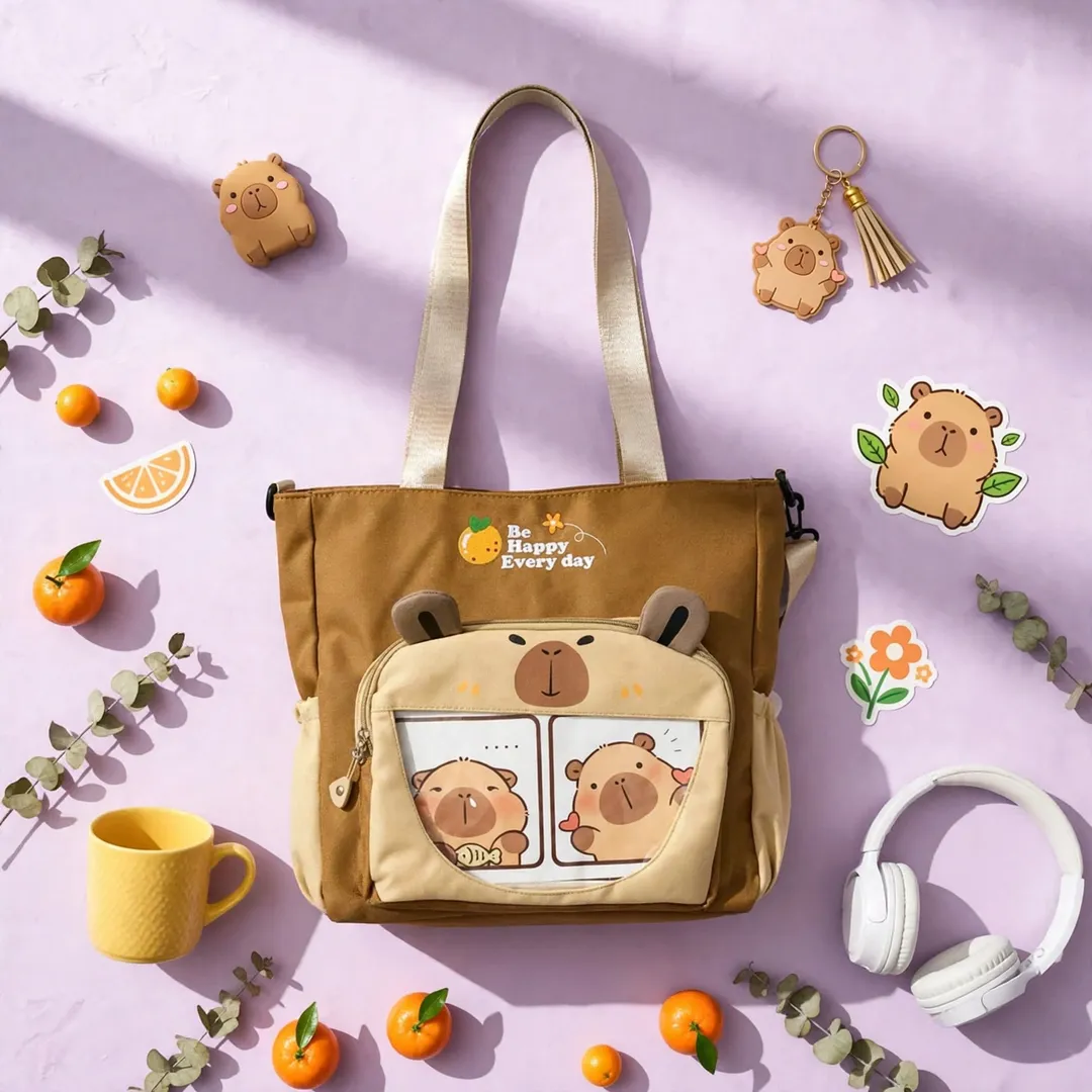 BOLSO CAPYBARA CON CARGADERAS