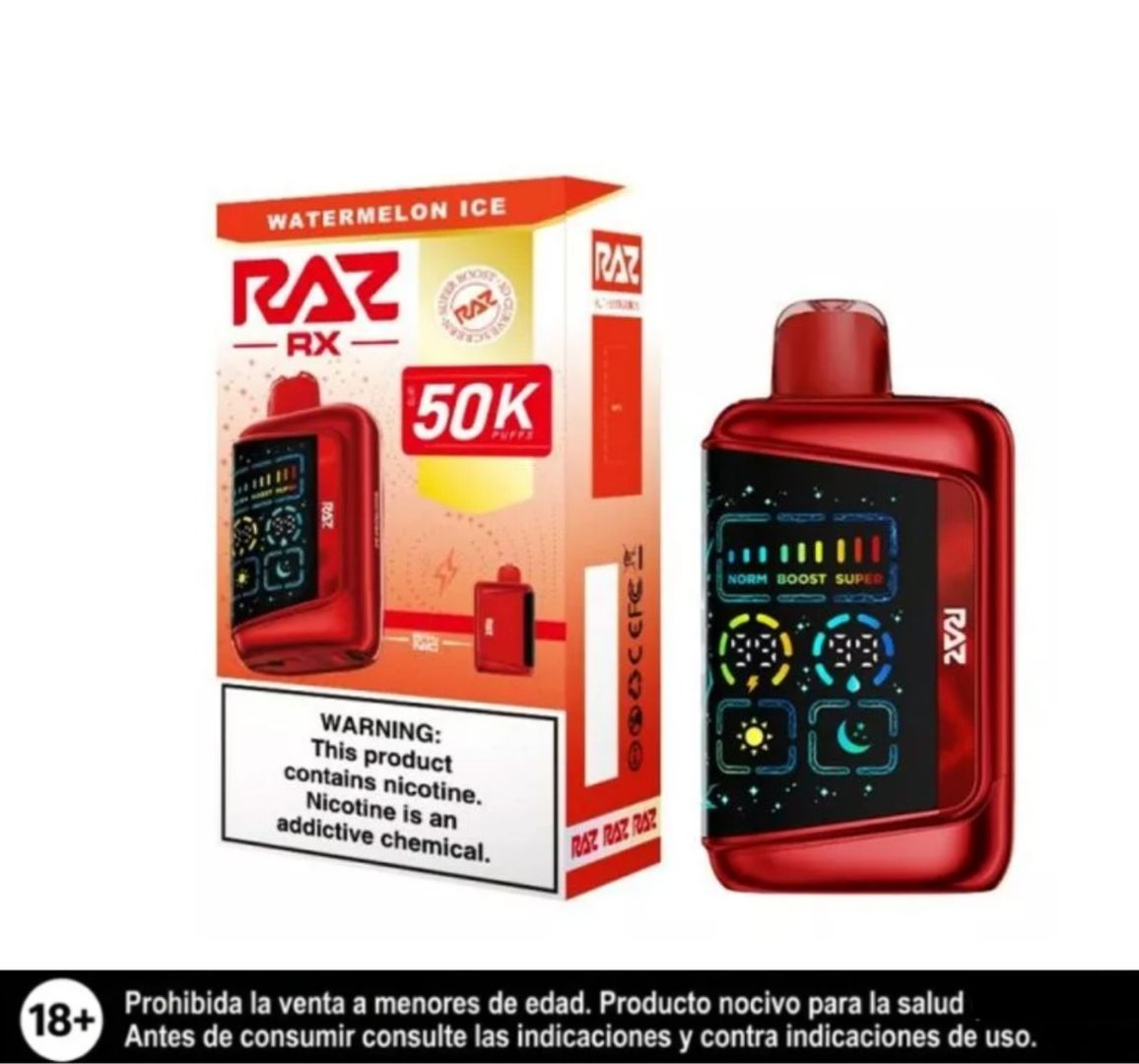 Raz Watermelon Ice 50.000 Puffs