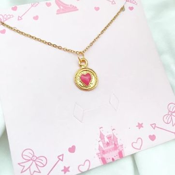 Imagen del producto CADENITA CORAZÓN FUCSIA 