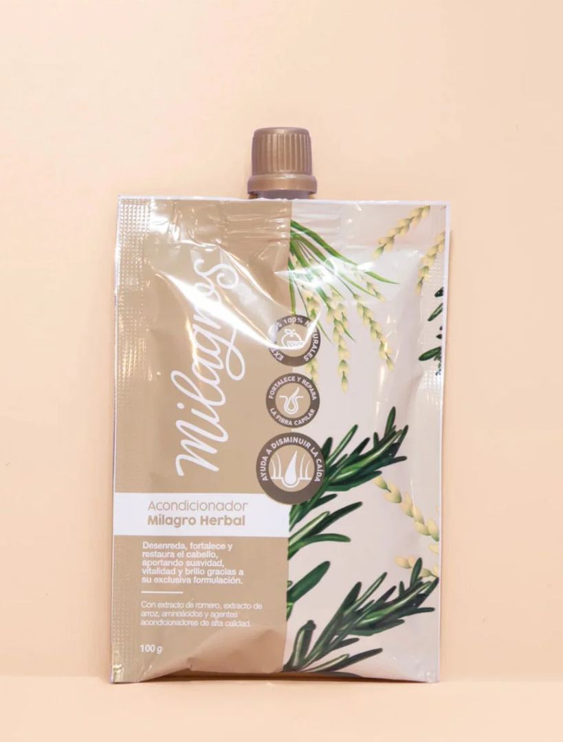 Doypack acondicionador herbal  milagros