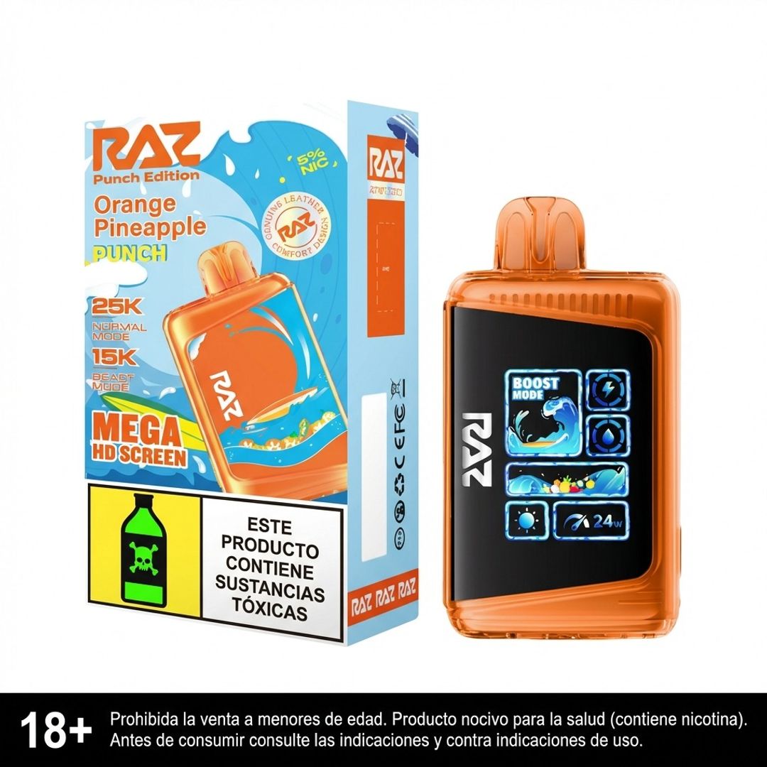 Raz Orange Pineapple Punch 25.000 Puffs
