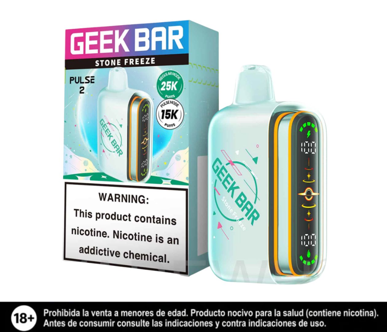 Geek Bar Pulse 2 Stone Freeze 25.000 Puffs