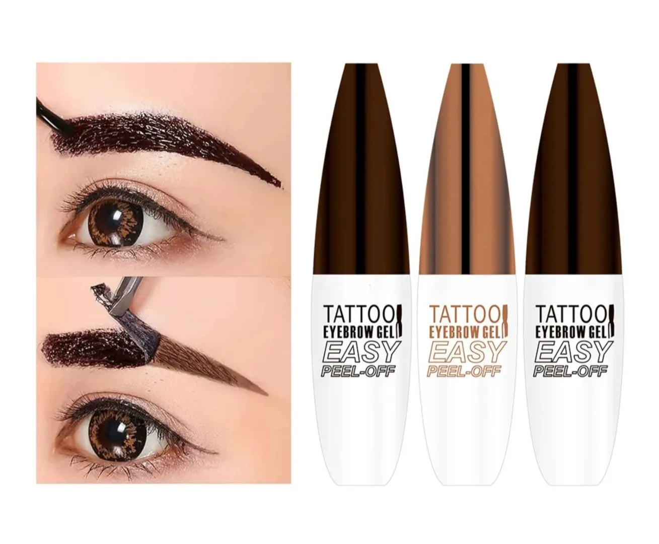 Gel Tattoo Easy Peel-Off de Qiciy 